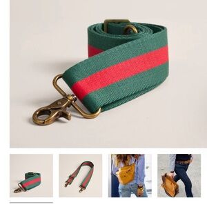 Parker thatch green and red strap